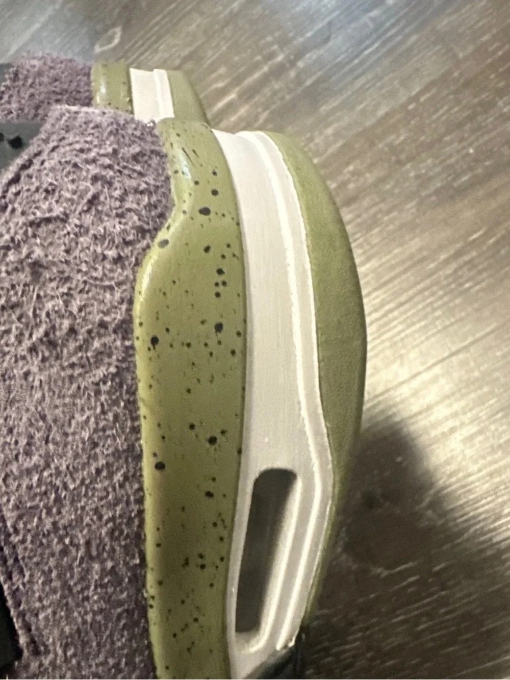 Jordan suede upper